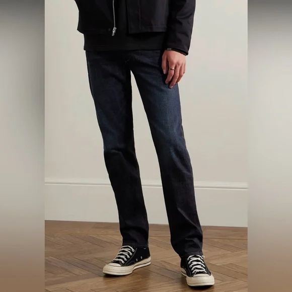 Rag & Bone Standard Issue Fit 2 Coated Navy - Picture 1 of 9